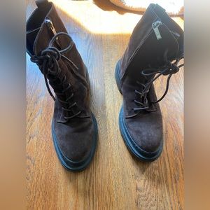Beautiful suede combat boots size 40